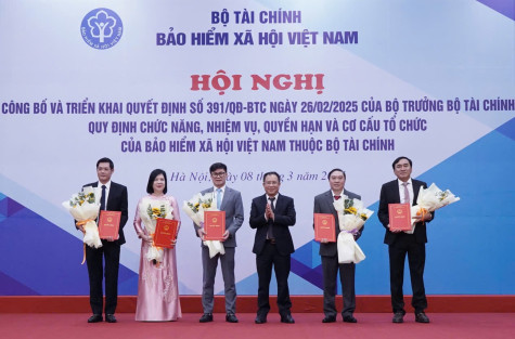 BHXH Việt Nam: Đơn vị đặc thù thuộc Bộ Tài chính, có chức năng tổ chức thực hiện các chế độ, chính sách BHXH và BHYT