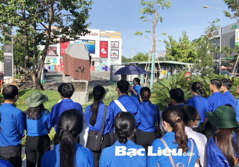 Tuổi trẻ Bạc Liêu hướng về “địa chỉ đỏ”