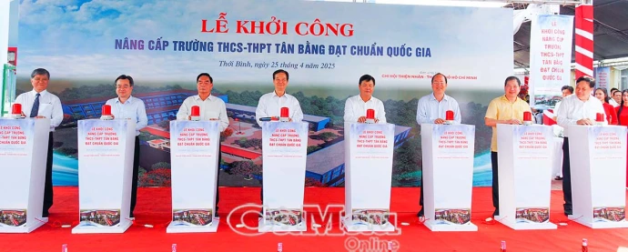 Khởi công nâng cấp Trường THCS - THPT Tân Bằng