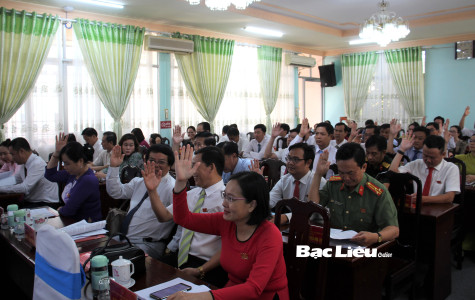 Kỳ họp 20, HĐND TP. Bạc Liêu khóa XII: Trên 95,7% cử tri tán thành chủ trương sắp xếp thành lập tỉnh Cà Mau trên cơ sở hợp nhất tỉnh Bạc Liêu và tỉnh Cà Mau
