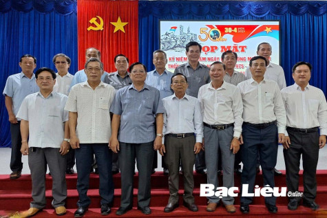 Huyện Hòa Bình: Họp mặt kỷ niệm 50 năm Ngày Giải phóng miền Nam, thống nhất đất nước