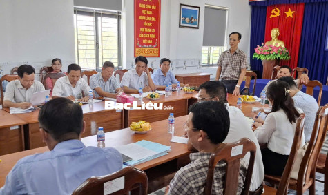 Kiểm tra tổng thể các công trình để tiến hành nghiệm thu, bàn giao Cảng cá Gành Hào