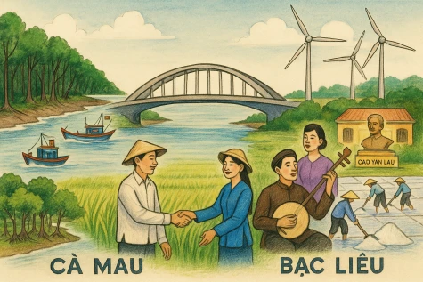 KHI CÀ MAU – BẠC LIÊU HỢP NHẤT
