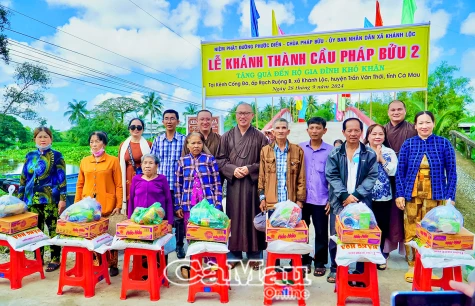 Phật giáo Cà Mau hướng tới những giá trị nhân văn tốt đẹp