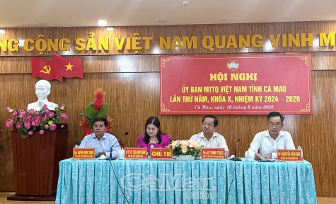 Uỷ ban MTTQ Việt Nam tỉnh lấy ý kiến về sửa đổi Hiến pháp