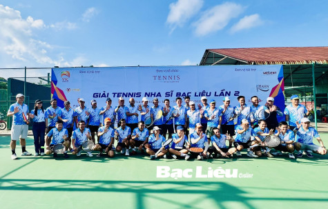 Khai mạc Giải Tennis Nha sĩ Bạc Liêu lần 2