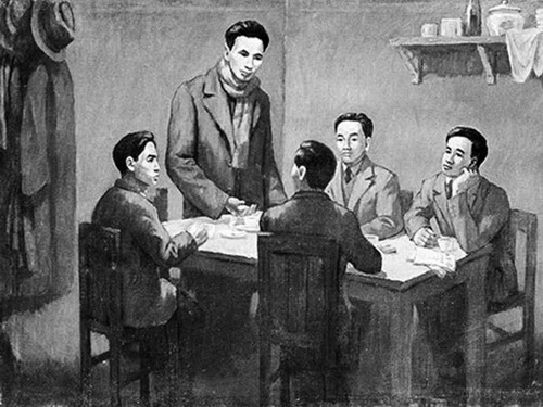 Từ ngày 6/1-7/2/1930, Hội nghị hợp nhất các tổ chức Cộng sản, thành lập Đảng Cộng sản Việt Nam họp ở Hong Kong (Trung Quốc) dưới sự chủ trì của đồng chí Nguyễn Ái Quốc thay mặt cho Quốc tế Cộng sản. (Ảnh: TTXVN phát)