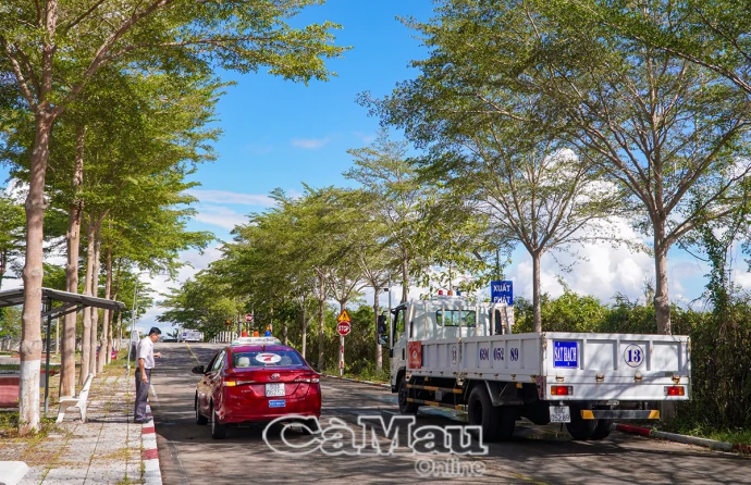Công an tỉnh tổ chức thi sát hạch lái xe ô tô