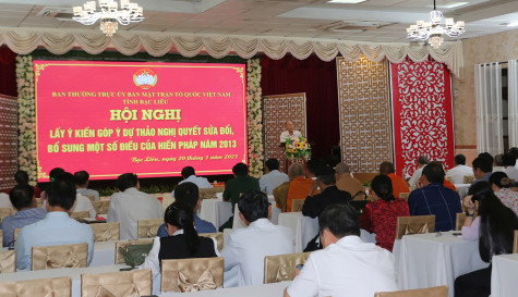 Những ý kiến tâm huyết của các cá nhân trong hệ thống Mặt trận Tổ quốc Việt Nam tỉnh