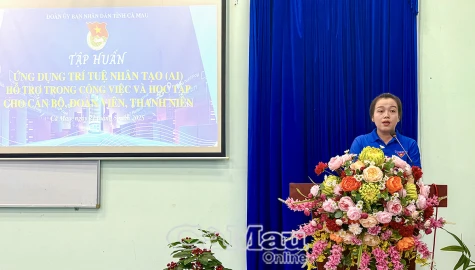 Tập huấn ứng dụng trí tuệ nhân tạo AI cho đoàn viên, thanh niên