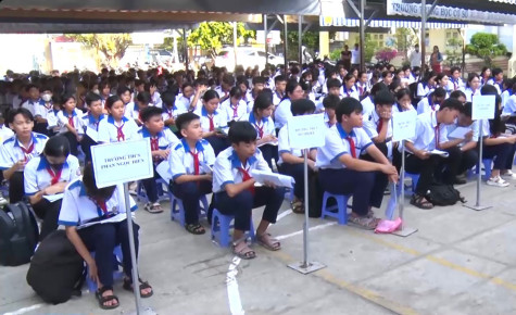 Hơn 220 thí sinh tham gia Kỳ thi chọn học sinh giỏi lớp 8 cấp huyện