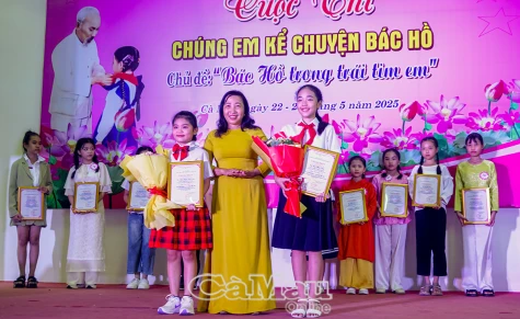 Sôi nổi hội thi Chúng em kể chuyện Bác Hồ