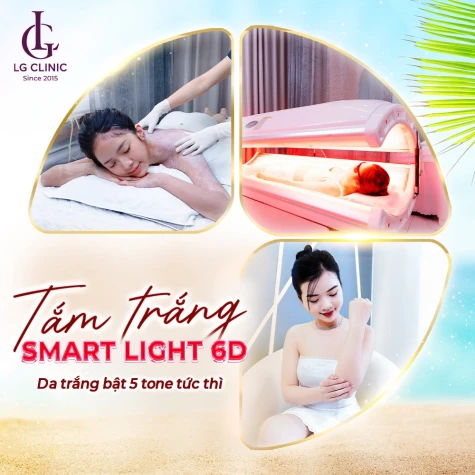 Tắm trắng an toàn với công nghệ hiện đại tại LG Clinic: Không lo hồi tone