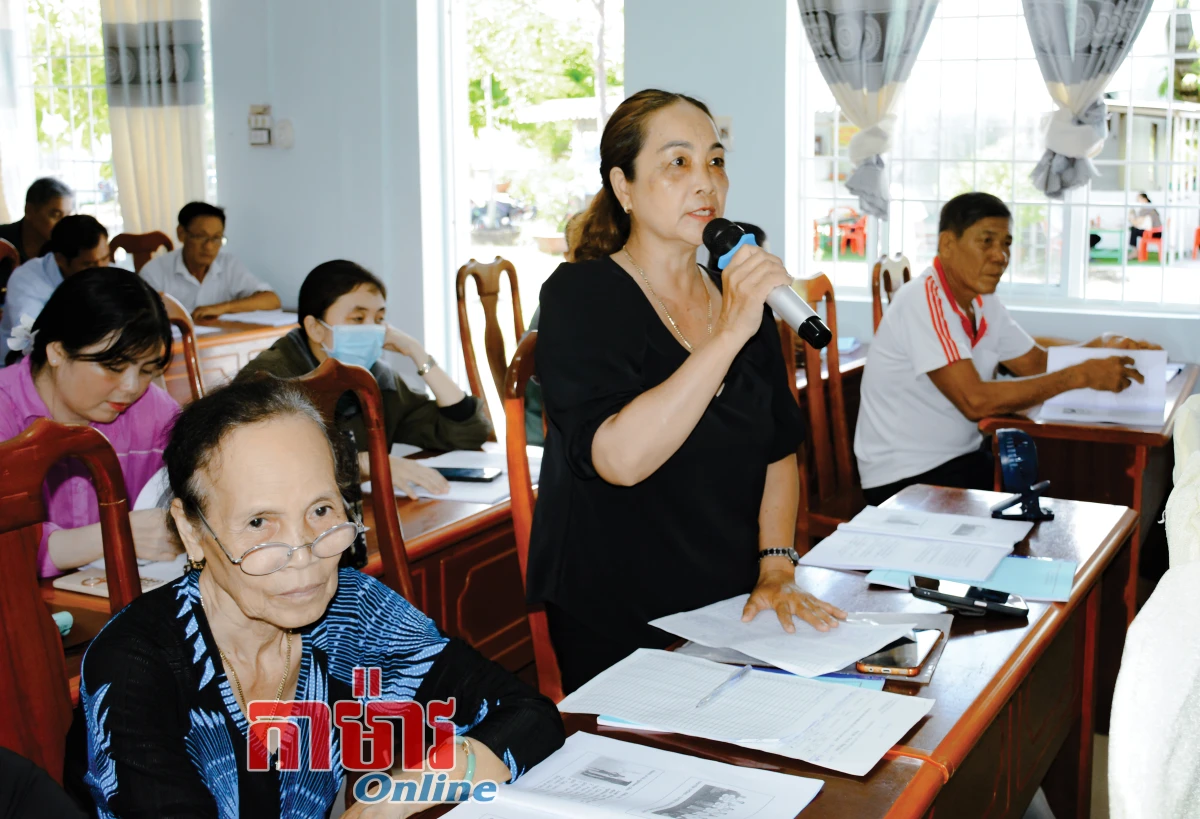 ផ្តល់ចំណេះដឹងខាងសមភាពយេនឌ័រជូនប្រជាជន