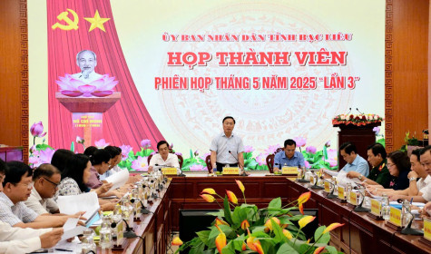 Họp thành viên UBND tỉnh: Thống nhất thông qua 5 dự thảo tờ trình