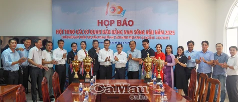 Họp báo Hội thao các cơ quan báo đảng Nam Sông Hậu năm 2025