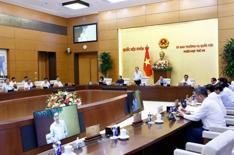 Khai mạc Phiên họp thứ 46 của Ủy ban Thường vụ Quốc hội