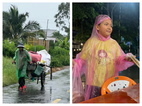 Nhọc nhằn mưu sinh mùa mưa