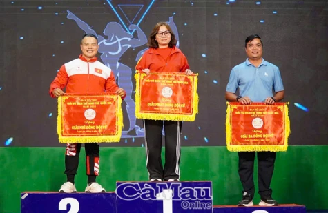Cà Mau đạt thành tích cao ở Giải thể hình trẻ quốc gia năm 2025
