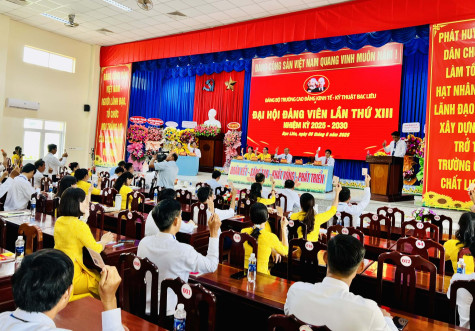 Đảng bộ Trường Cao đẳng KT-KT: Tổ chức Đại hội đảng viên lần thứ XIII