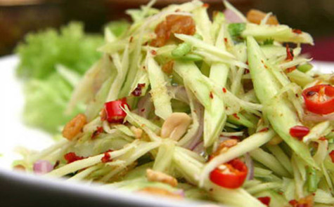 Gỏi xoài tôm nướng