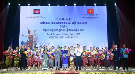 Đặc sắc chương trình nghệ thuật khai mạc Tuần văn hóa Campuchia tại Bạc Liêu