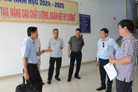 Kiểm tra công tác chuẩn bị Kỳ thi tốt nghiệp THPT năm 2025