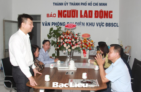 Bạc Liêu thăm và chúc mừng Văn phòng đại diện các cơ quan báo chí đóng trên địa bàn TP. Cần Thơ