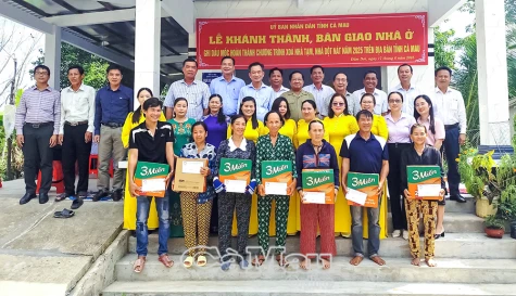 Khánh thành căn nhà ghi dấu mốc hoàn thành Chương trình xoá nhà tạm, nhà dột nát năm 2025