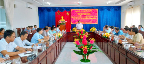 Huyện Phước Long: Triển khai kịch bản vận hành bộ máy cấp xã mới