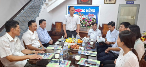 Nhiều địa phương, đơn vị thăm, chúc mừng các cơ quan báo chí trên địa bàn tỉnh