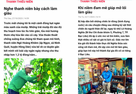 Tình yêu với tờ báo quê hương