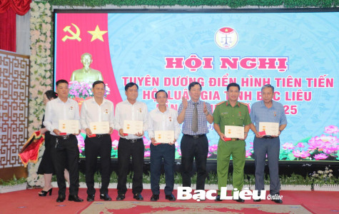 Hội Luật gia tỉnh Bạc Liêu: Hội nghị tuyên dương điển hình tiên tiến lần thứ III - năm 2025
