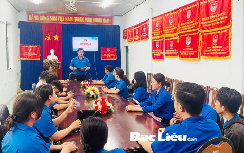Thành đoàn TP. Bạc Liêu: Sinh hoạt Câu lạc bộ Lý luận trẻ quý 2/2025