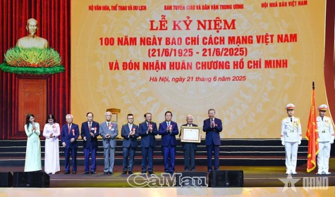 Tổng Bí thư Tô Lâm dự Lễ kỷ niệm 100 năm Ngày Báo chí Cách mạng Việt Nam