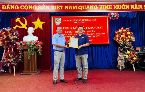Tổng kết, trao giải cuộc thi trực tuyến Tìm hiểu pháp luật về hòa giải ở cơ sở năm 2025