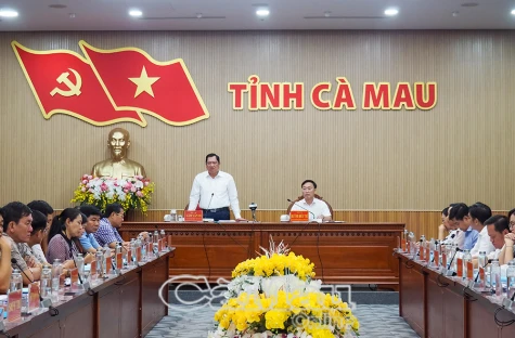 Tỉnh Cà Mau mới sẵn sàng các điều kiện làm việc, di chuyển, lưu trú cho cán bộ đến từ Bạc Liêu