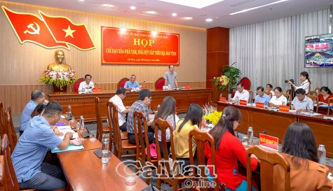 Họp Ban Chỉ đạo xóa nhà tạm, nhà dột nát trên địa bàn tỉnh Cà Mau