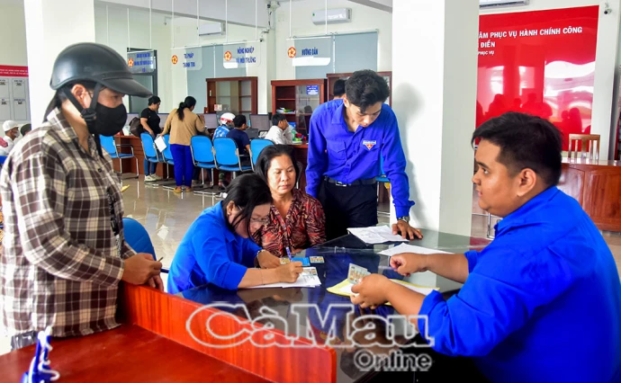 Tuổi trẻ Long Điền đưa dịch vụ công đến gần dân hơn