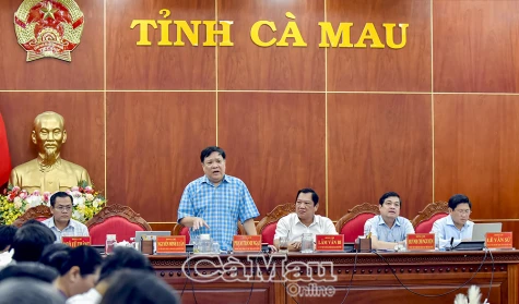 Cà Mau quyết liệt tháo gỡ điểm nghẽn, thúc đẩy giải ngân đầu tư công