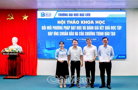 Hội thảo về đổi mới phương pháp dạy học tại Trường Đại học Bạc Liêu