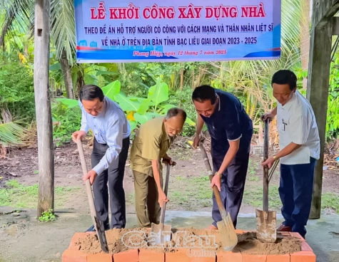 Xã Phong Hiệp đẩy nhanh tiến độ xây dựng nhà cho gia đình chính sách