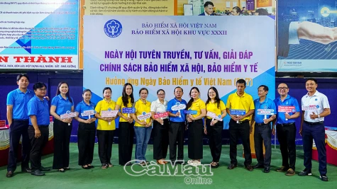 Cà Mau ra quân truyền thông BHXH, BHYT đợt 3 năm 2025