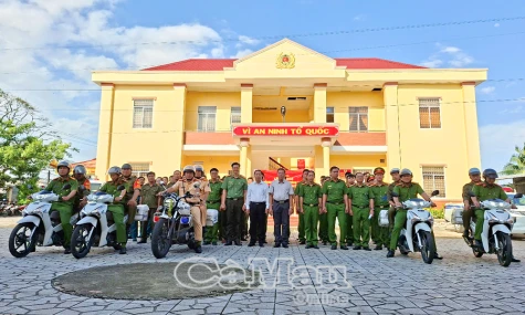 Công an xã Phong Hiệp ra quân đảm bảo an ninh trật tự và an toàn giao thông