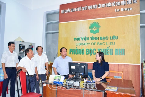 Đoàn công tác UBND tỉnh khảo sát nhiều công trình trọng điểm trên địa bàn phường Bạc Liêu