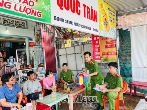 Duy trì, phát huy hiệu quả mô hình tổ liên gia an toàn PCCC
