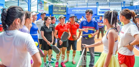 Hơn 200 vận động viên tranh cúp Vinaphone Pickleball