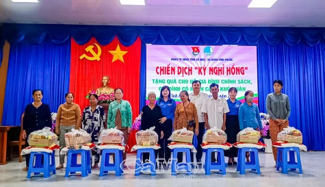 "Kỳ nghỉ hồng" lan tỏa yêu thương đến người dân xã Vĩnh Phước