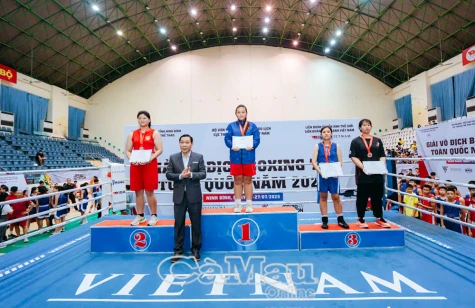 Lê Nhã Kỳ giành Huy chương Vàng Giải Vô địch Boxing trẻ toàn quốc 2025