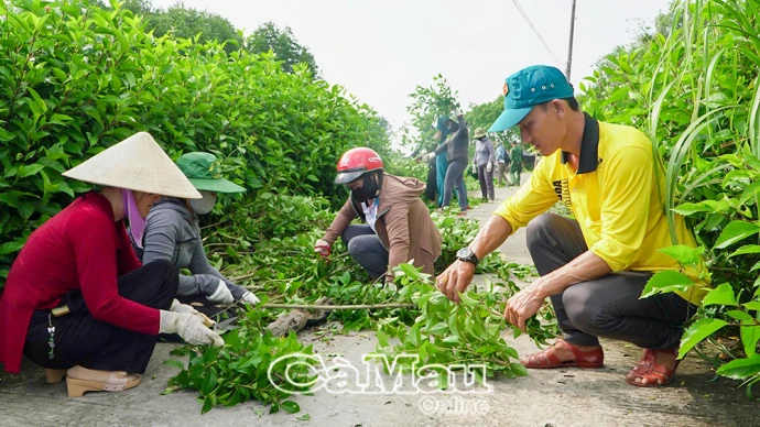 Xã Tân Ân sôi nổi các hoạt động chào mừng Đại hội Đảng và Quốc khánh 2/9